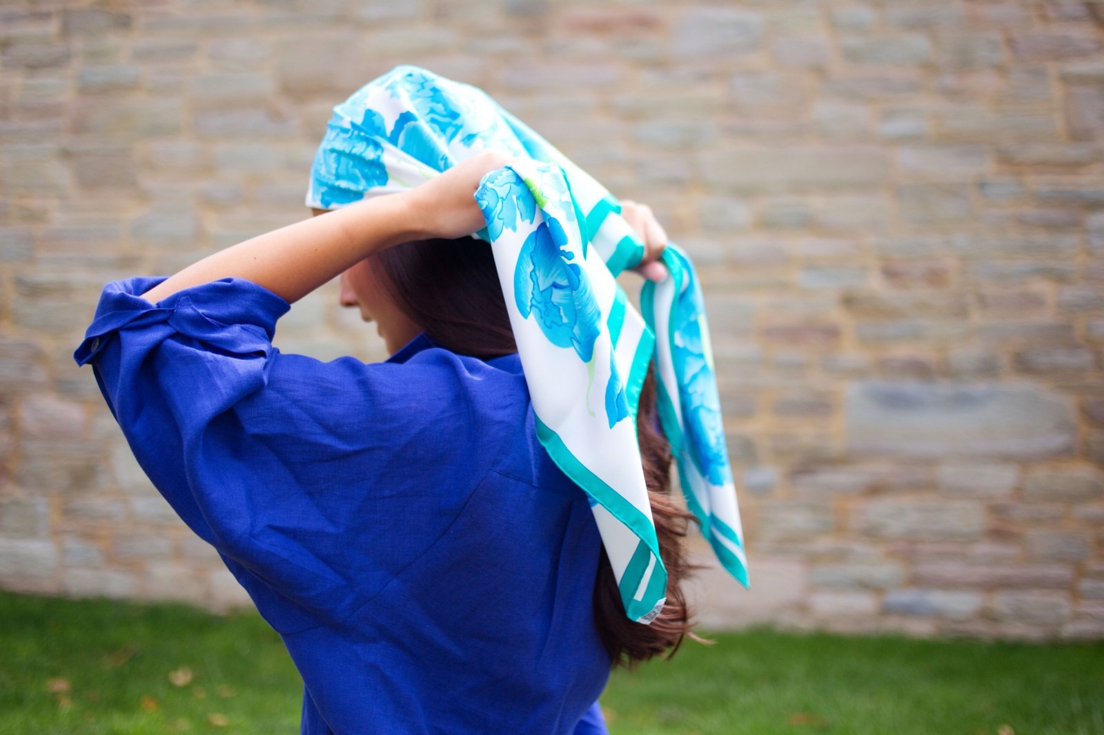 How To Tie A Head Scarf Part One Peony Lim