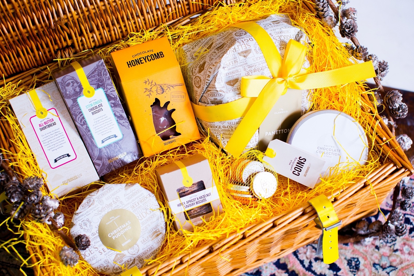 Selfridges Christmas Food Hamper Packaging