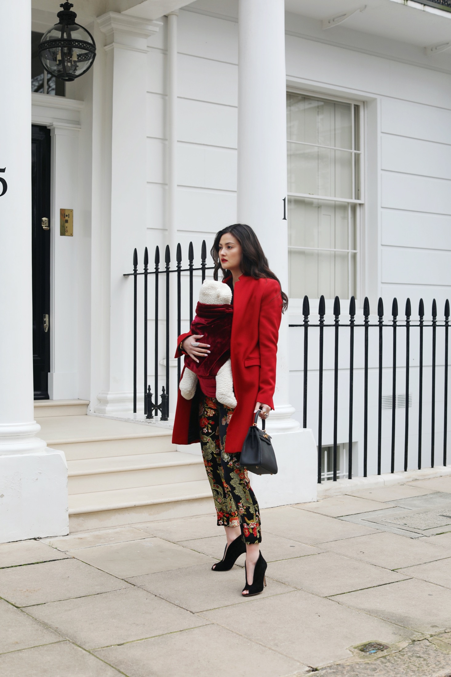 red birkin outfit