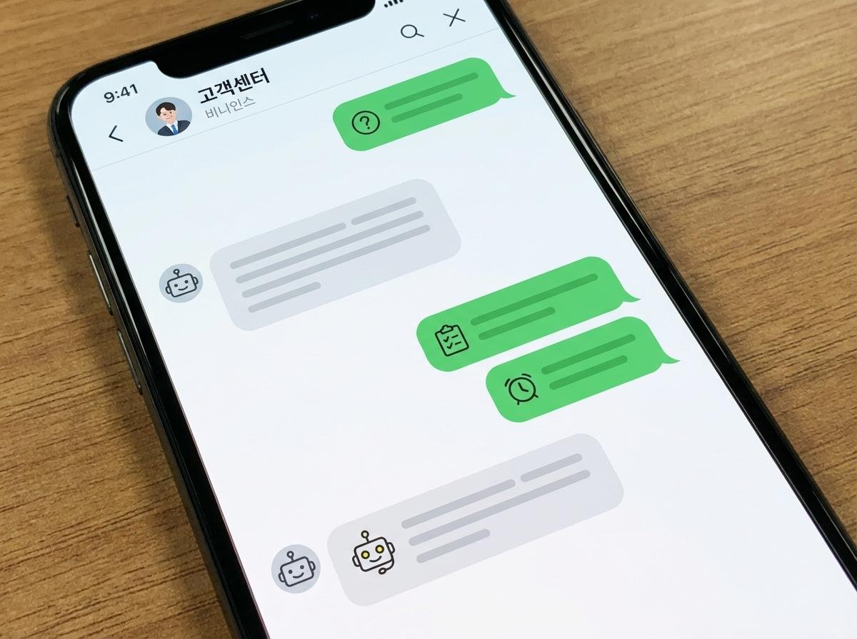 카카오톡 메시지 발송 화면