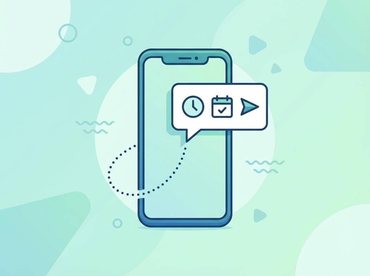 아이폰 메시지 예약 발송 설정