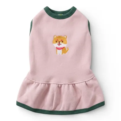 Áo TDD Cho Cún & Mèo Đầm Nỉ Bông Size 3