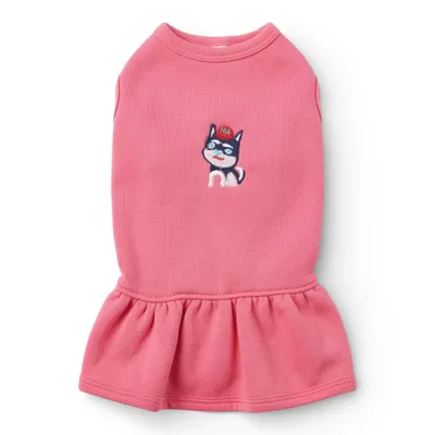Áo TDD Cho Cún & Mèo Đầm Nỉ Bông Size 4