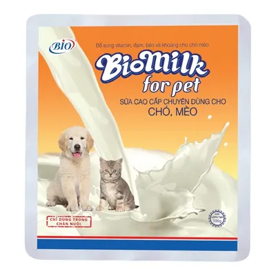 Sữa Dinh Dưỡng Bio Cho Cún & Mèo Gói 100g