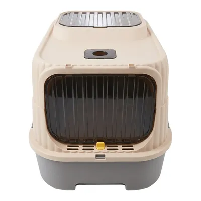 Nhà Vệ Sinh DC Cho Mèo 2 Nắp Kính
