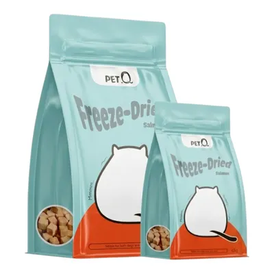 Bánh Thưởng PetQ Cho Mèo Vị Cá Hồi Đông Khô Gói 45g