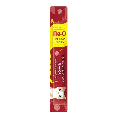 Súp Thưởng Me-O Creamy Treats Cho Mèo Vị Cá Ngừ & Cà Chua Thanh 15g - Tuna & Tomato