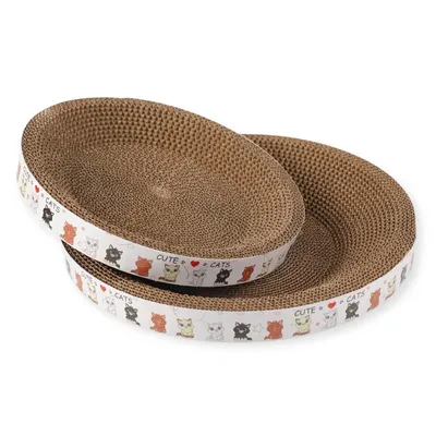 Bàn Cào DC Cho Mèo Ổ Tròn Size Nhỏ 41 x 9.5 cm