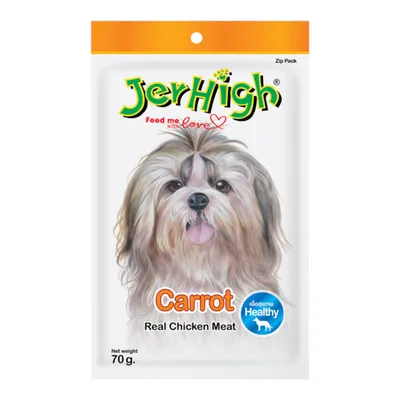 Bánh Thưởng JerHigh Cho Cún Vị Cà Rốt Gói 70g - Carrot