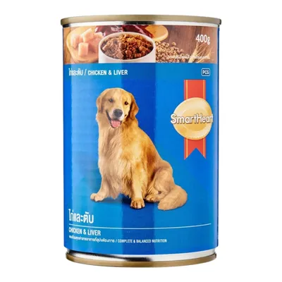 Pate SmartHeart Cho Cún Vị Thịt Gà & Gan Lon 400g