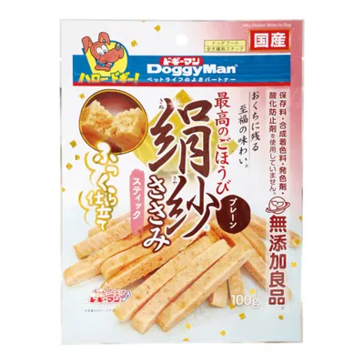 Bánh Thưởng DoggyMan Cho Cún Thanh Gà Nướng Mềm SAYA Gói 100g