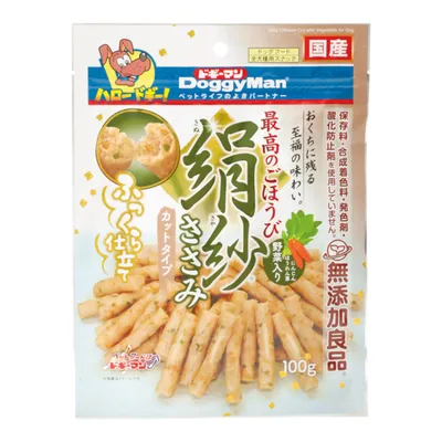 Bánh Thưởng DoggyMan Cho Cún Que Gà Nướng Mềm SAYA Bổ Sung Rau Củ Gói 100g