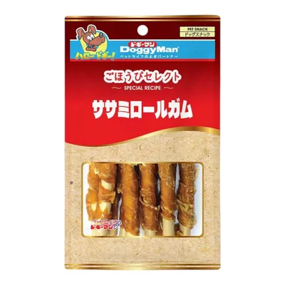 Bánh Thưởng DoggyMan Cho Cún Que Cuốn Thịt Gà Gói 25 Cây