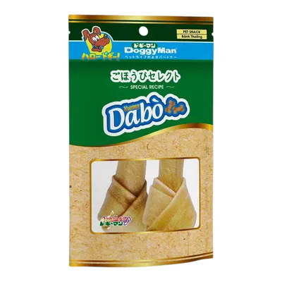 Bánh Thưởng DoggyMan Cho Cún Xương Da Bò Tự Nhiên Size Lớn Gói 2 Cây