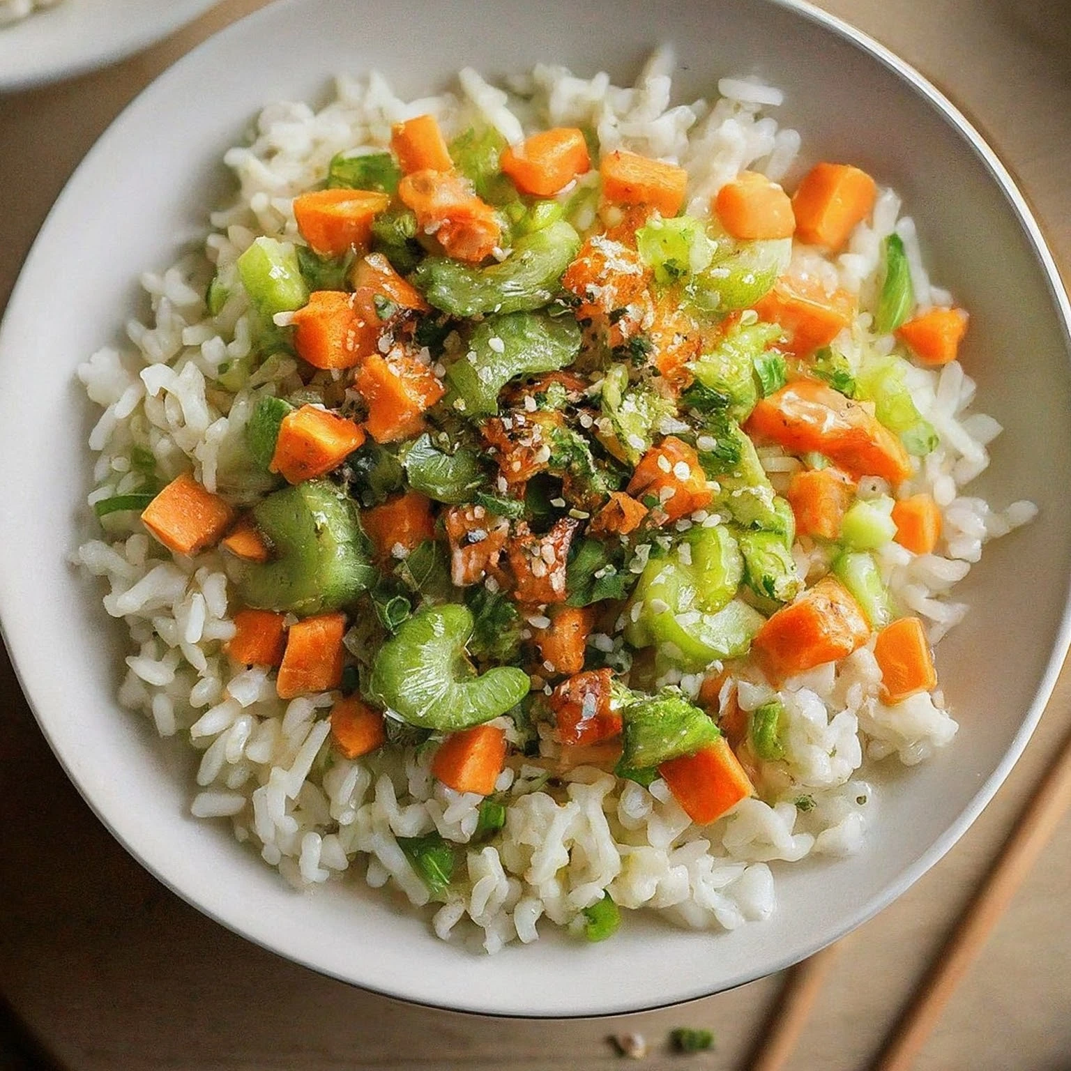 Vegetarian family meal
