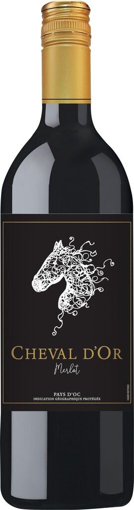 Cheval dOr Merlot Liter Cheval d'Or Südfrankreich