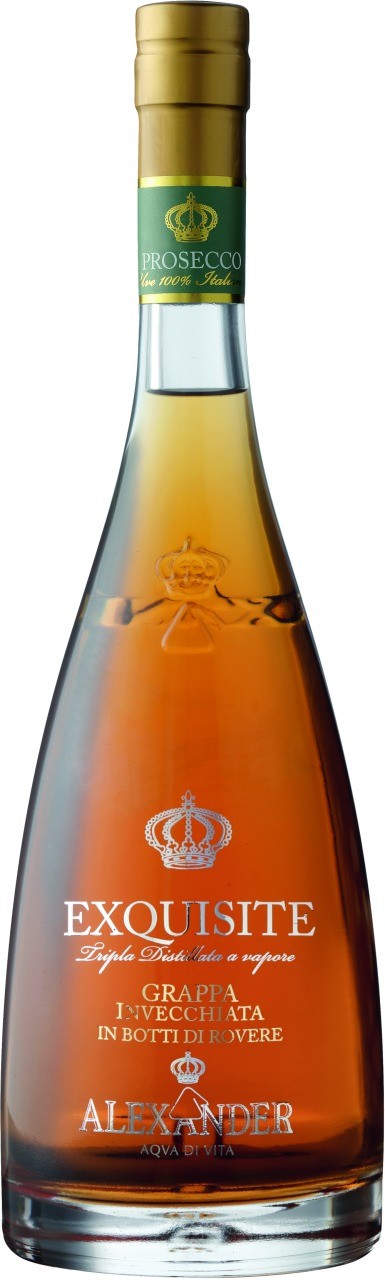 Alexander Exquisite Grappa Invecchiata Prosecco - 38% Vol. Bottega Spa 