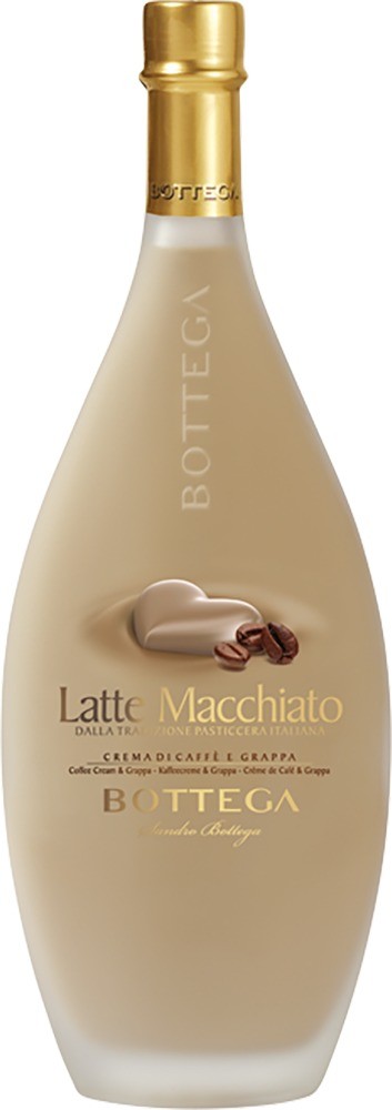 Latte Macchiato Liquore Crema di Caffè e Grappa Bottega Spa 