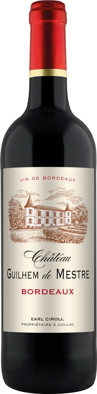 Château Guilhem de Mestre Bordeaux AOP 2022 Vignobles Ciroli Bordeaux