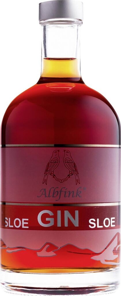 Albfink Sloe Gin 30% vol Schwäbischer Gin  finch Whiskydestillerie 