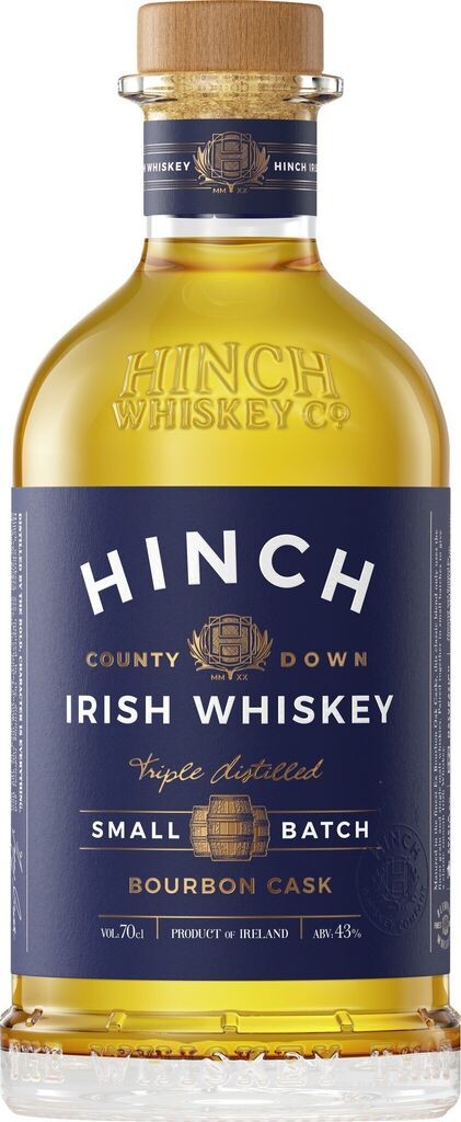 Small batch 43%vol Irish Whiskey Blend  Hinch Distillery Ltd 