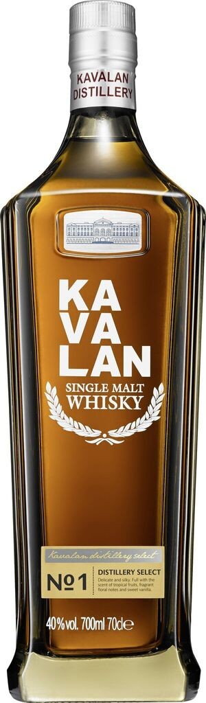 Kavalan Distillery Select No.1 Single Malt 40%vol Taiwanesischer Whisky  Kavalan 