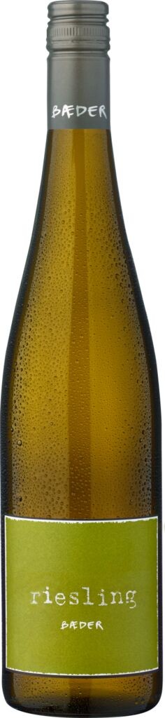 Bäder Riesling QbA trocken Bäder Rheinhessen