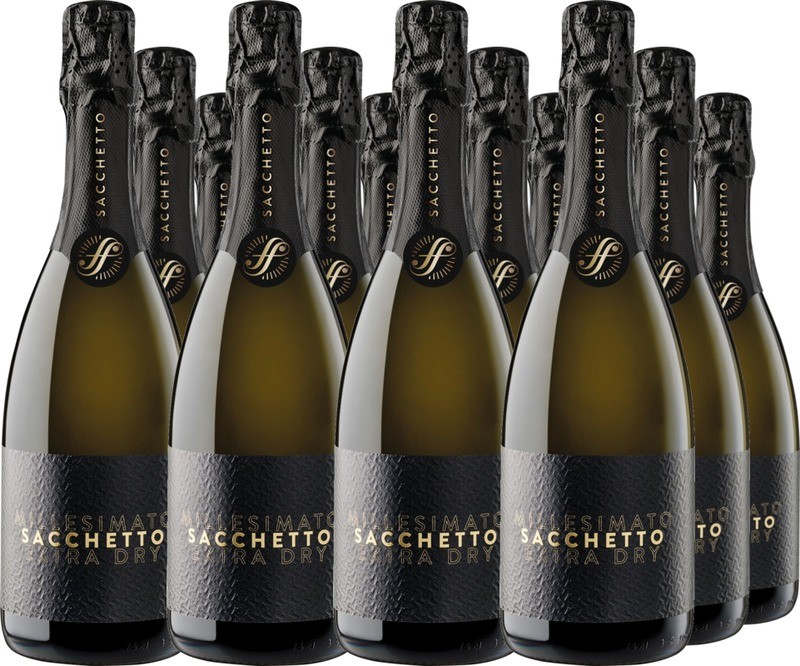 12er Vorteilspaket Spumante "Etichetta Nera" Extra Dry