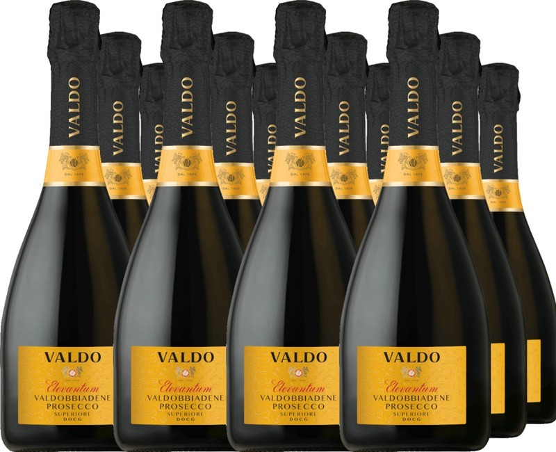 12er Vorteilspaket Valdo "Elevantum" Prosecco Superiore di Valdobbiadene Spumante DOCG