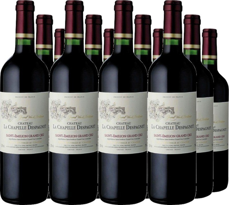 12er Vorteilspaket Château la Chapelle Despagnet Saint Emilion Grand Cru AOC