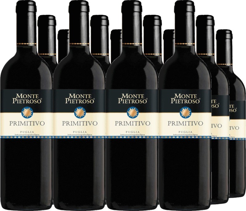 12er Vorteilspaket Monte Pietroso Primitivo di Puglia IGT