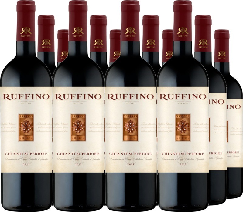 12er Vorteilspaket Ruffino Il Leo Chianti Superiore DOCG