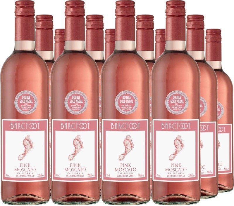 12er Vorteilspaket Barefoot Pink Moscato