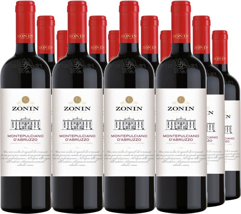 12er Vorteilspaket Zonin Classici Montepulciano d'Abruzzo DOC