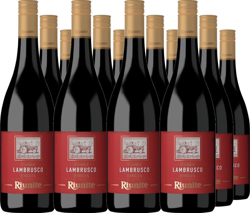 12er Vorteilspaket Lambrusco Dolcezza Rosso Emilia IGT