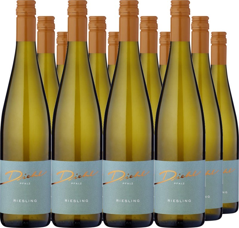 12er Vorteilspaket Diehl Riesling Pfalz feinherb QbA