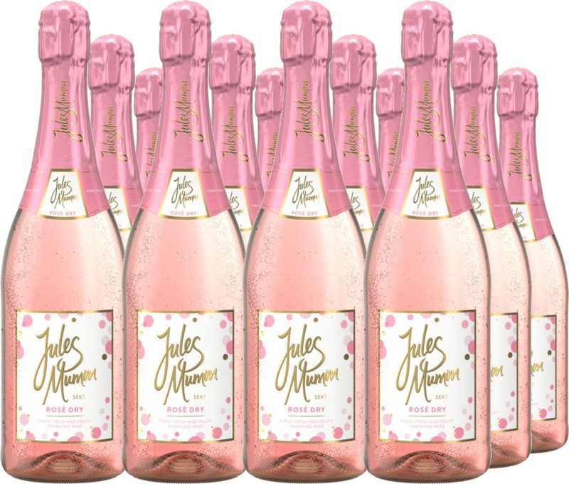 12er Vorteilspaket Jules Mumm Sekt Rosé Dry