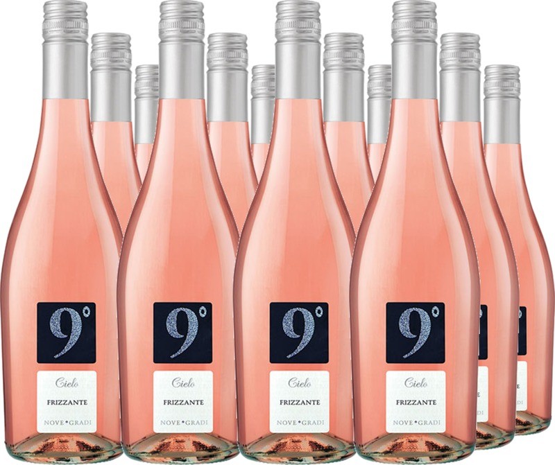 12er Vorteilspaket Cielo 9° Rosato