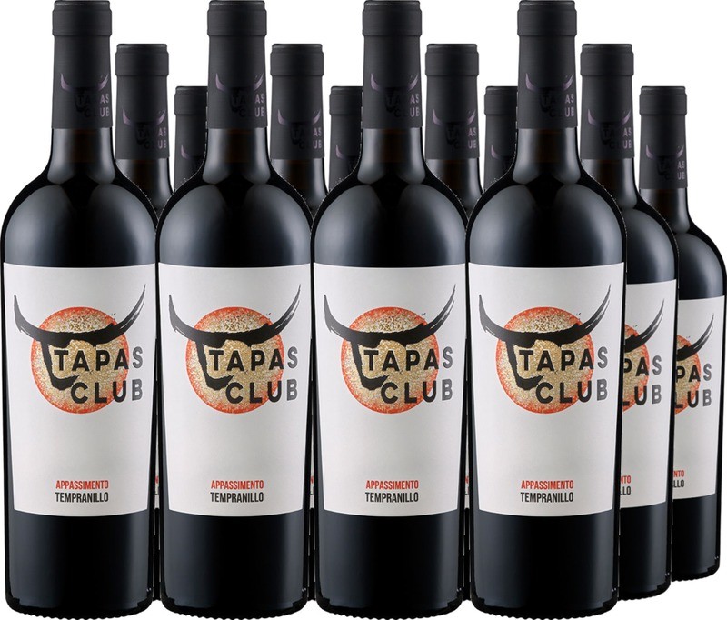 12er Vorteilspaket Tapas Club Tempranillo Appassimento