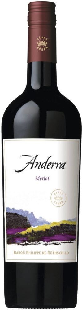 Anderra Merlot Valle Central Baron Philippe de Rothschild, Anderra Valle del Maipo