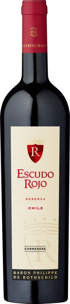 Escudo Rojo Carmenère Valle de Rapel Baron Philippe de Rothschild, Maipo Chile Valle del Rapel