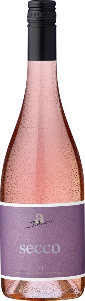 A. Diehl Secco Rosé „eins zu eins“ trocken Wein- und Sektgut-Destillerie Diehl Pfalz