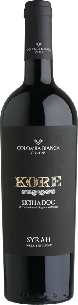 Syrah Sicilia DOC Kore Colomba Bianca Sizilien