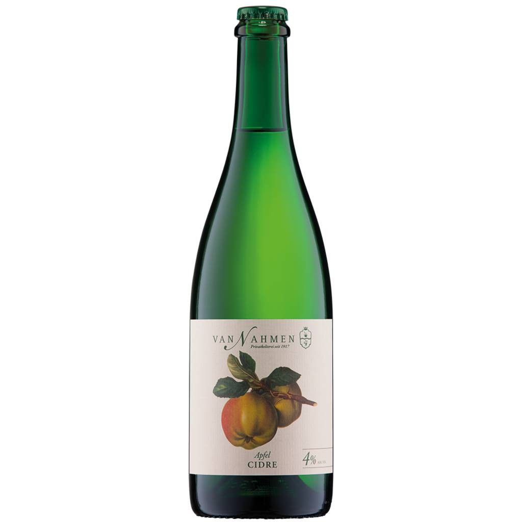 Apfel-Cidre Apfelwein - 4%vol.  Obstkelterei Van Nahmen Deutsche Perlweine