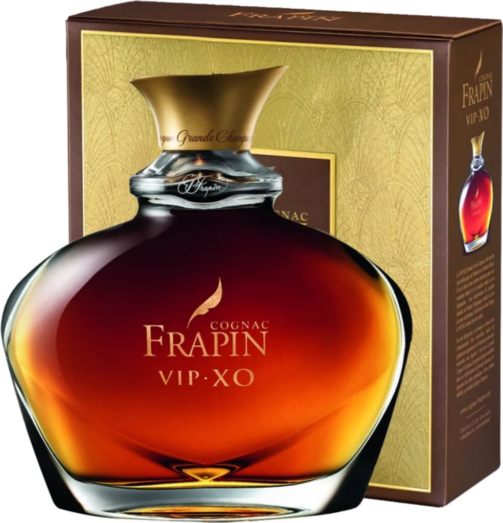 Cognac Frapin V.I.P. X.O.  in Geschenkverpackung  SNC P. Frapin Cognac