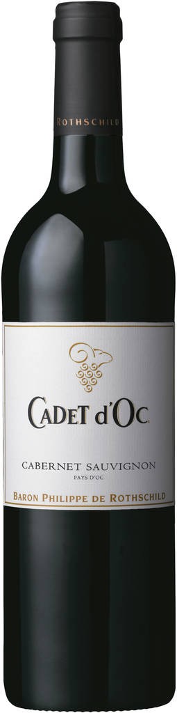 Cadet d'Oc Cabernet Sauvignon Pays d'Oc IGP Baron Philippe de Rothschild Bordeaux