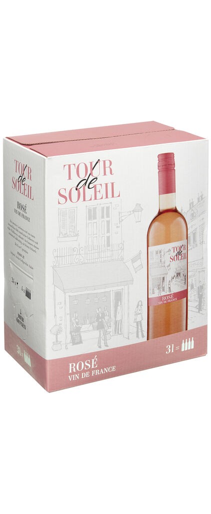 Rosé 3L BIB  Tour de Soleil 