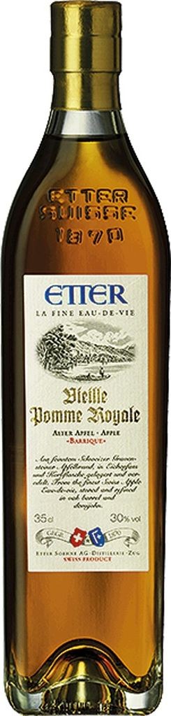 Etter Vieille Pomme Royale Gravensteiner Apfel 40% Vol. Etter Söhne AG Distillerie Zug 