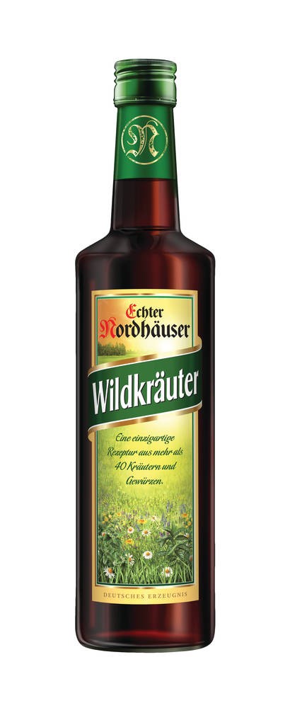 Echter Nordhäuser Wildkräuter Likör 30% 07l  Nordbrand Nordhausen GmbH 