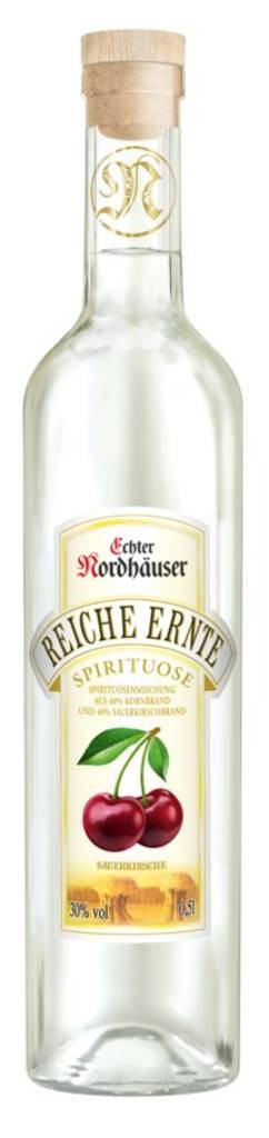 Echter Nordhäuser Reiche Ernte Sauerkrische 30% 05l  Nordbrand Nordhausen GmbH 